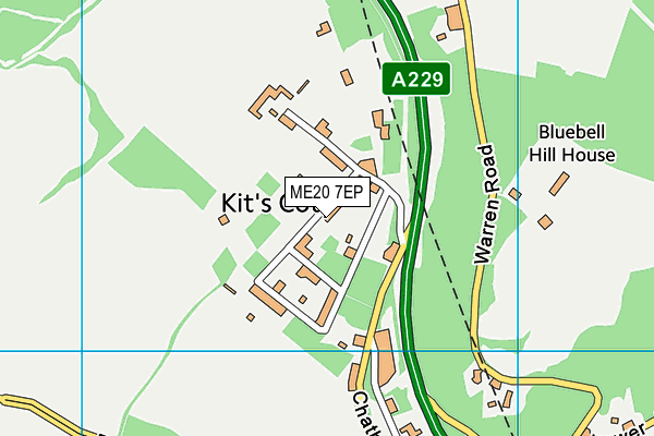 ME20 7EP map - OS VectorMap District (Ordnance Survey) ME20 7EP map - OS VectorMap District (Ordnance Survey)