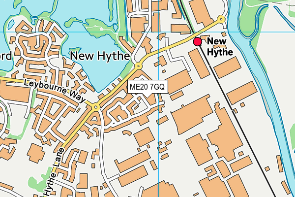 ME20 7GQ map - OS VectorMap District (Ordnance Survey) ME20 7GQ map - OS VectorMap District (Ordnance Survey)