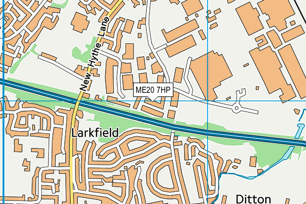ME20 7HP map - OS VectorMap District (Ordnance Survey) ME20 7HP map - OS VectorMap District (Ordnance Survey)