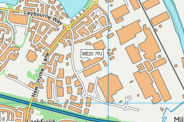 ME20 7PJ map - OS VectorMap District (Ordnance Survey) ME20 7PJ map - OS VectorMap District (Ordnance Survey)