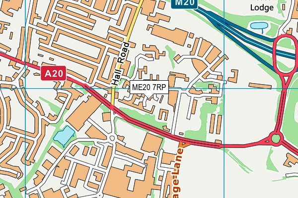 ME20 7RP map - OS VectorMap District (Ordnance Survey) ME20 7RP map - OS VectorMap District (Ordnance Survey)