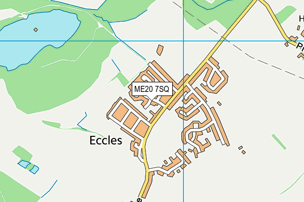 ME20 7SQ map - OS VectorMap District (Ordnance Survey) ME20 7SQ map - OS VectorMap District (Ordnance Survey)