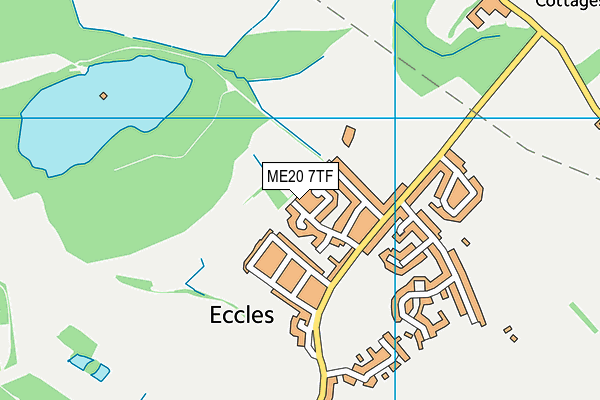 ME20 7TF map - OS VectorMap District (Ordnance Survey) ME20 7TF map - OS VectorMap District (Ordnance Survey)