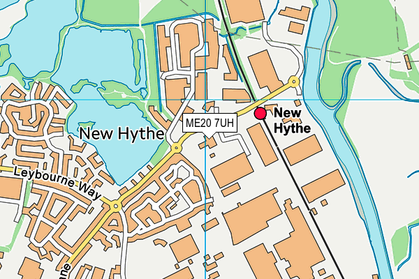ME20 7UH map - OS VectorMap District (Ordnance Survey) ME20 7UH map - OS VectorMap District (Ordnance Survey)