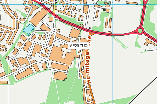 ME20 7UQ map - OS VectorMap District (Ordnance Survey) ME20 7UQ map - OS VectorMap District (Ordnance Survey)