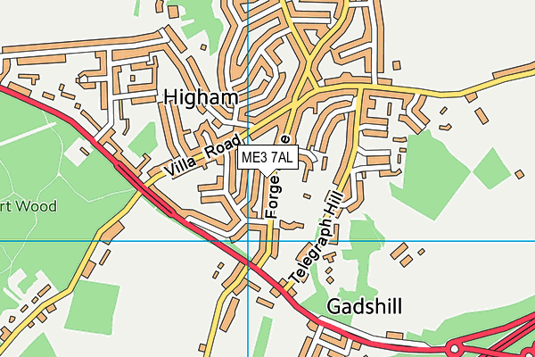 ME3 7AL map - OS VectorMap District (Ordnance Survey) ME3 7AL map - OS VectorMap District (Ordnance Survey)