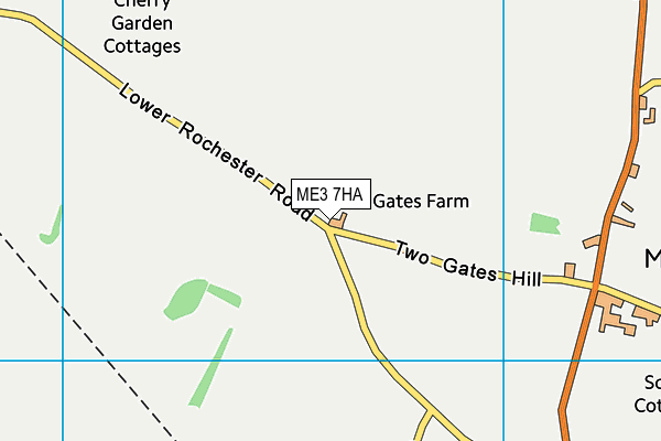ME3 7HA map - OS VectorMap District (Ordnance Survey)