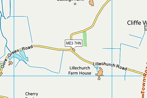 ME3 7HN map - OS VectorMap District (Ordnance Survey) ME3 7HN map - OS VectorMap District (Ordnance Survey)