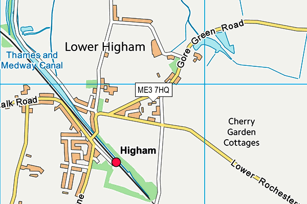 ME3 7HQ map - OS VectorMap District (Ordnance Survey) ME3 7HQ map - OS VectorMap District (Ordnance Survey)