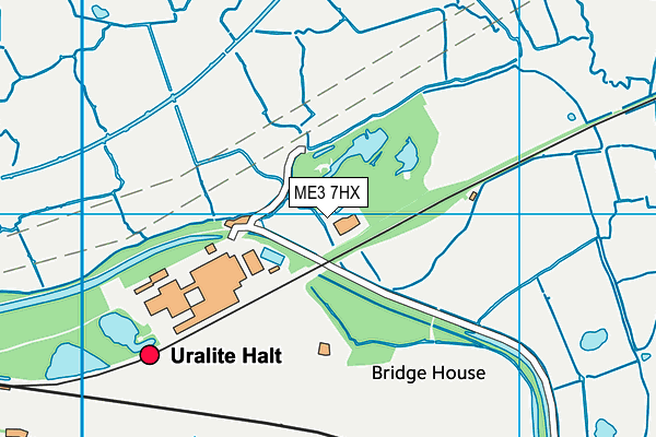 ME3 7HX map - OS VectorMap District (Ordnance Survey) ME3 7HX map - OS VectorMap District (Ordnance Survey)