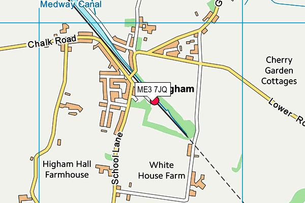 ME3 7JQ map - OS VectorMap District (Ordnance Survey)