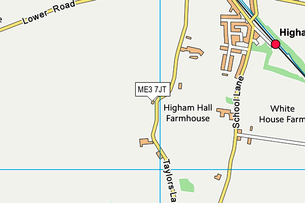 ME3 7JT map - OS VectorMap District (Ordnance Survey) ME3 7JT map - OS VectorMap District (Ordnance Survey)
