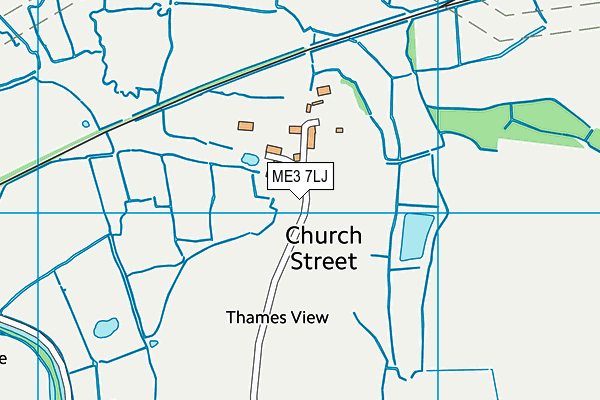 ME3 7LJ map - OS VectorMap District (Ordnance Survey) ME3 7LJ map - OS VectorMap District (Ordnance Survey)