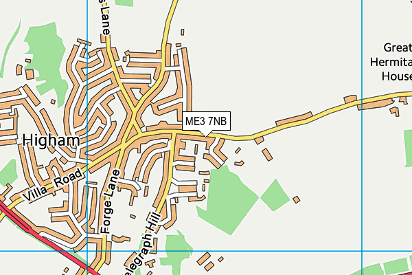 ME3 7NB map - OS VectorMap District (Ordnance Survey) ME3 7NB map - OS VectorMap District (Ordnance Survey)