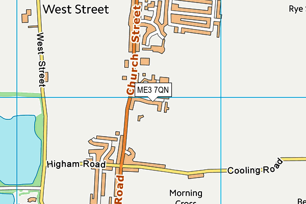 ME3 7QN map - OS VectorMap District (Ordnance Survey) ME3 7QN map - OS VectorMap District (Ordnance Survey)