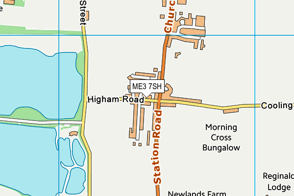 ME3 7SH map - OS VectorMap District (Ordnance Survey)
