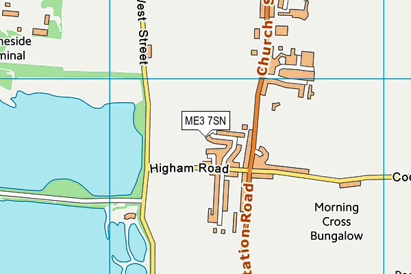 ME3 7SN map - OS VectorMap District (Ordnance Survey) ME3 7SN map - OS VectorMap District (Ordnance Survey)