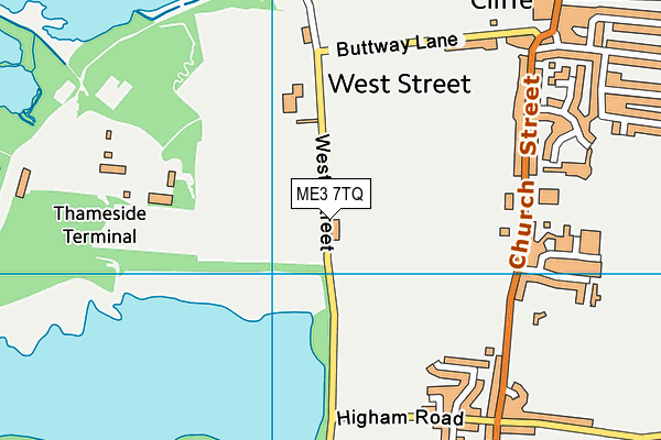 ME3 7TQ map - OS VectorMap District (Ordnance Survey) ME3 7TQ map - OS VectorMap District (Ordnance Survey)