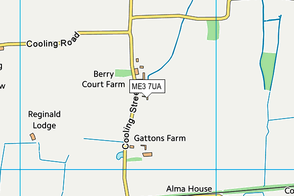 ME3 7UA map - OS VectorMap District (Ordnance Survey) ME3 7UA map - OS VectorMap District (Ordnance Survey)