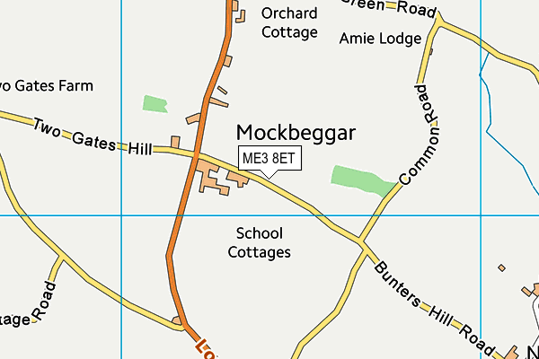 ME3 8ET map - OS VectorMap District (Ordnance Survey) ME3 8ET map - OS VectorMap District (Ordnance Survey)