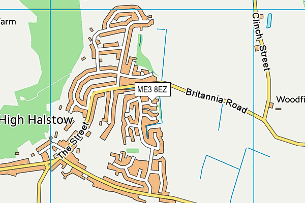 ME3 8EZ map - OS VectorMap District (Ordnance Survey) ME3 8EZ map - OS VectorMap District (Ordnance Survey)