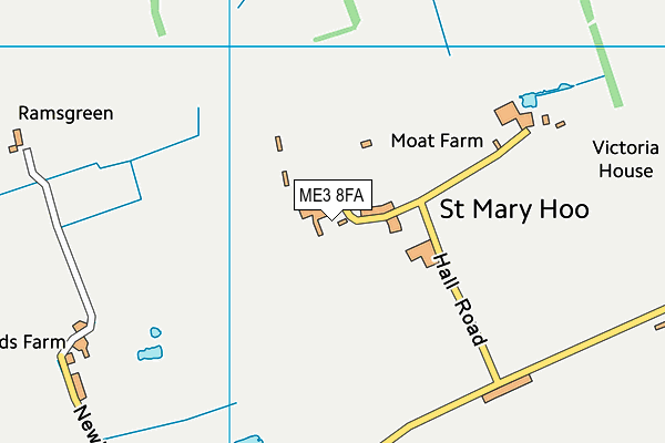 ME3 8FA map - OS VectorMap District (Ordnance Survey) ME3 8FA map - OS VectorMap District (Ordnance Survey)