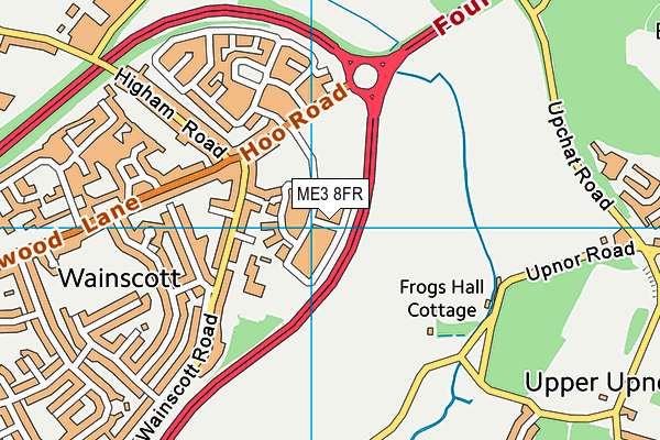 ME3 8FR map - OS VectorMap District (Ordnance Survey) ME3 8FR map - OS VectorMap District (Ordnance Survey)