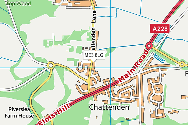 ME3 8LG map - OS VectorMap District (Ordnance Survey) ME3 8LG map - OS VectorMap District (Ordnance Survey)
