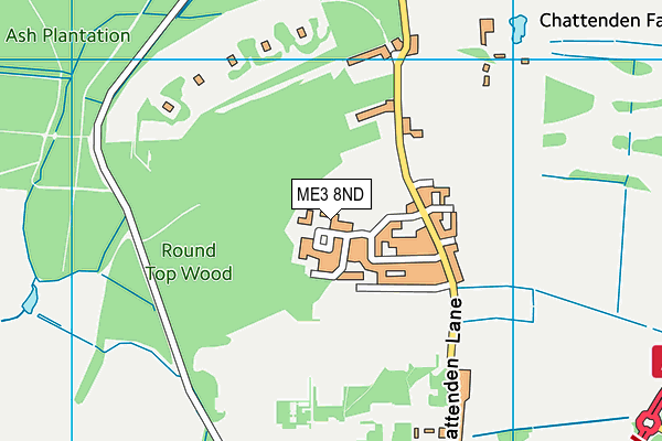 ME3 8ND map - OS VectorMap District (Ordnance Survey) ME3 8ND map - OS VectorMap District (Ordnance Survey)
