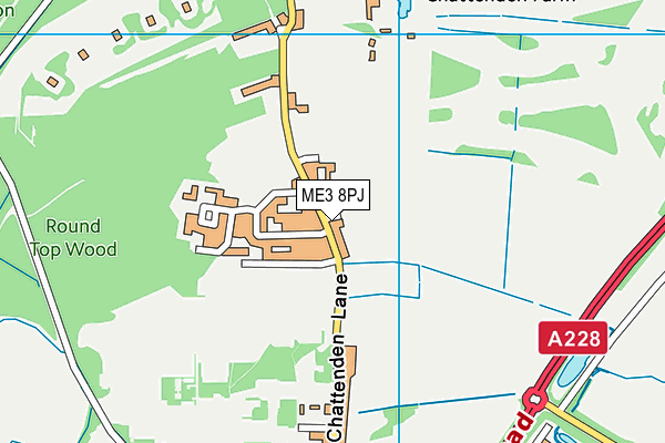 ME3 8PJ map - OS VectorMap District (Ordnance Survey) ME3 8PJ map - OS VectorMap District (Ordnance Survey)