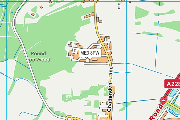 ME3 8PW map - OS VectorMap District (Ordnance Survey) ME3 8PW map - OS VectorMap District (Ordnance Survey)