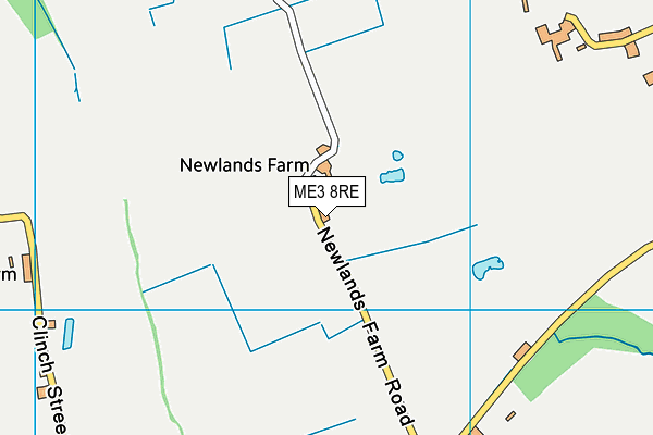 ME3 8RE map - OS VectorMap District (Ordnance Survey) ME3 8RE map - OS VectorMap District (Ordnance Survey)