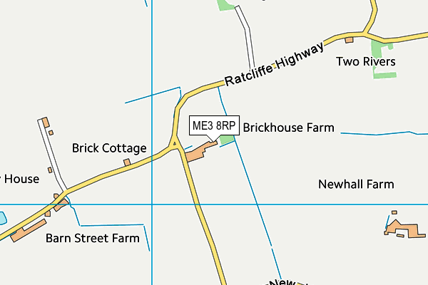 ME3 8RP map - OS VectorMap District (Ordnance Survey) ME3 8RP map - OS VectorMap District (Ordnance Survey)