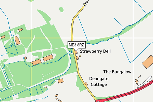 ME3 8RZ map - OS VectorMap District (Ordnance Survey) ME3 8RZ map - OS VectorMap District (Ordnance Survey)