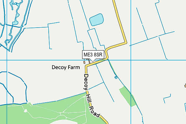 ME3 8SR map - OS VectorMap District (Ordnance Survey) ME3 8SR map - OS VectorMap District (Ordnance Survey)