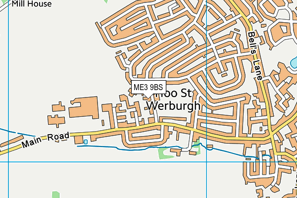 ME3 9BS map - OS VectorMap District (Ordnance Survey) ME3 9BS map - OS VectorMap District (Ordnance Survey)