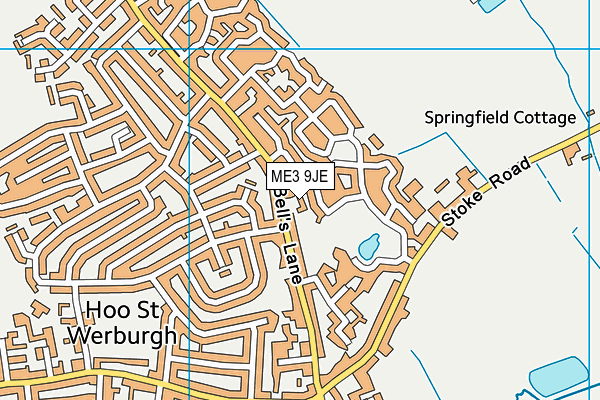 ME3 9JE map - OS VectorMap District (Ordnance Survey) ME3 9JE map - OS VectorMap District (Ordnance Survey)