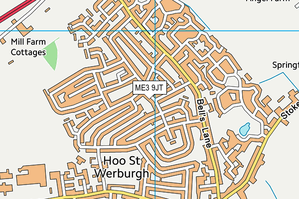 ME3 9JT map - OS VectorMap District (Ordnance Survey) ME3 9JT map - OS VectorMap District (Ordnance Survey)