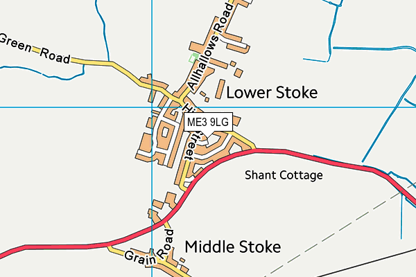 ME3 9LG map - OS VectorMap District (Ordnance Survey) ME3 9LG map - OS VectorMap District (Ordnance Survey)