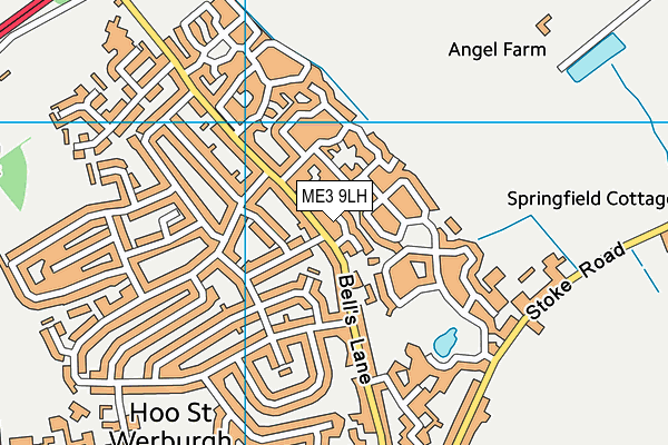 ME3 9LH map - OS VectorMap District (Ordnance Survey) ME3 9LH map - OS VectorMap District (Ordnance Survey)