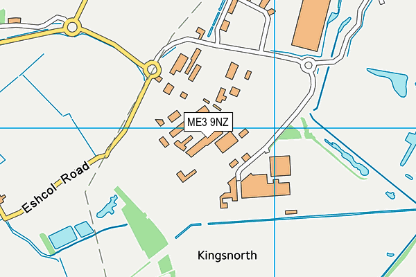 ME3 9NZ map - OS VectorMap District (Ordnance Survey) ME3 9NZ map - OS VectorMap District (Ordnance Survey)