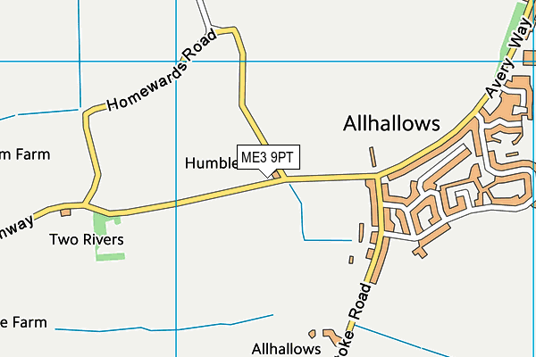 ME3 9PT map - OS VectorMap District (Ordnance Survey) ME3 9PT map - OS VectorMap District (Ordnance Survey)