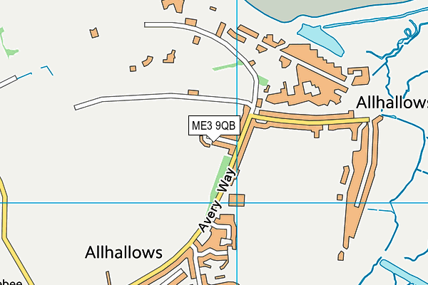 ME3 9QB map - OS VectorMap District (Ordnance Survey) ME3 9QB map - OS VectorMap District (Ordnance Survey)