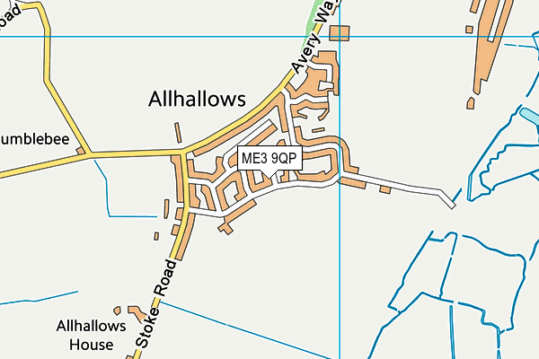 ME3 9QP map - OS VectorMap District (Ordnance Survey) ME3 9QP map - OS VectorMap District (Ordnance Survey)