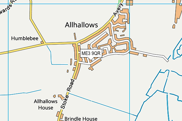 ME3 9QR map - OS VectorMap District (Ordnance Survey)