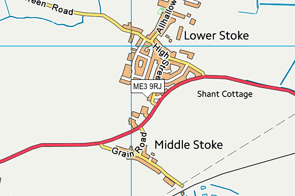 ME3 9RJ map - OS VectorMap District (Ordnance Survey) ME3 9RJ map - OS VectorMap District (Ordnance Survey)