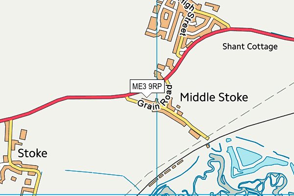 ME3 9RP map - OS VectorMap District (Ordnance Survey)
