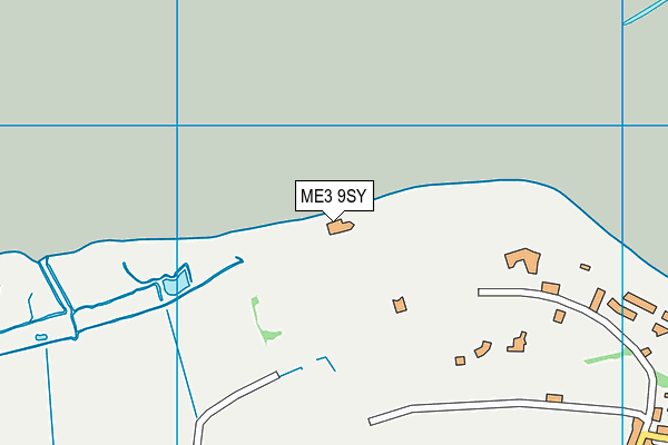 ME3 9SY map - OS VectorMap District (Ordnance Survey) ME3 9SY map - OS VectorMap District (Ordnance Survey)