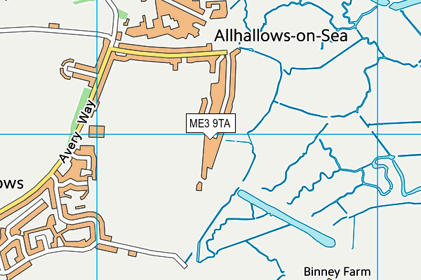 ME3 9TA map - OS VectorMap District (Ordnance Survey) ME3 9TA map - OS VectorMap District (Ordnance Survey)