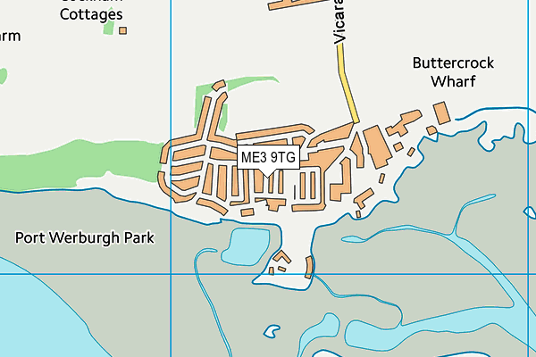 ME3 9TG map - OS VectorMap District (Ordnance Survey) ME3 9TG map - OS VectorMap District (Ordnance Survey)